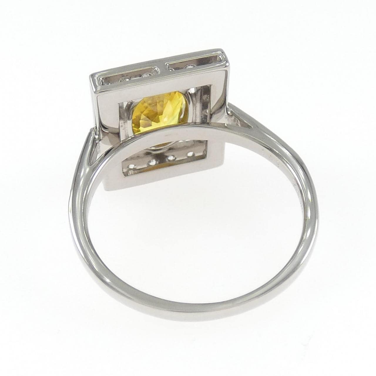 K18WG サファイヤ リング 1.93CT