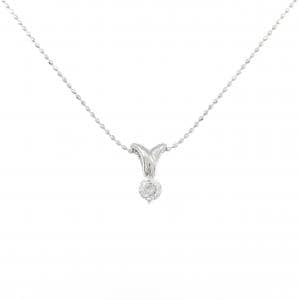 K18WG ダイヤモンド ネックレス 0.22CT
