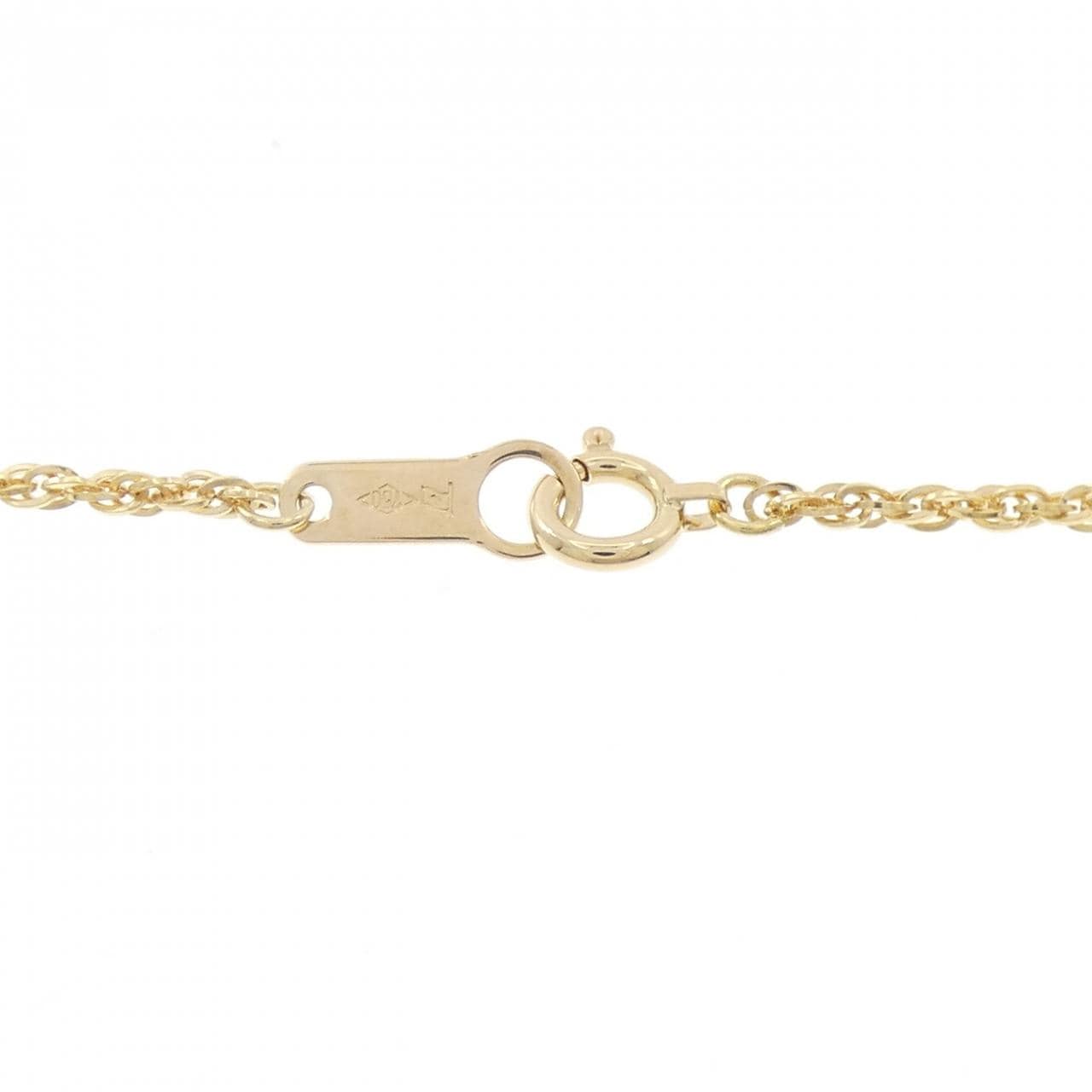 K18YG/PT900/K18PG ダイヤモンド ネックレス 1.05CT