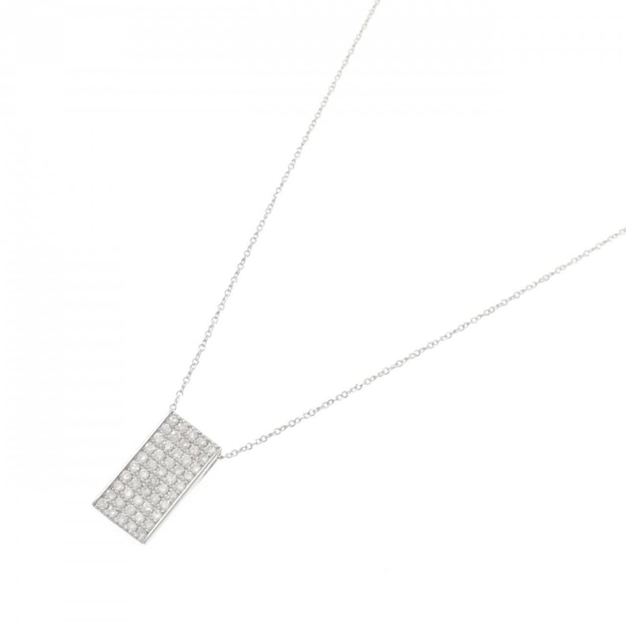 PT900/PT850 パヴェ ダイヤモンド ネックレス 1.00CT