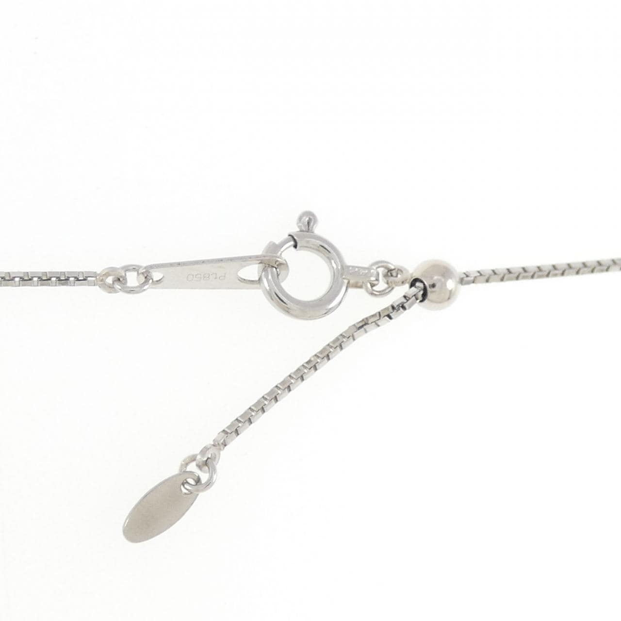 PT900/PT850 ピンクダイヤモンド ネックレス 0.011CT