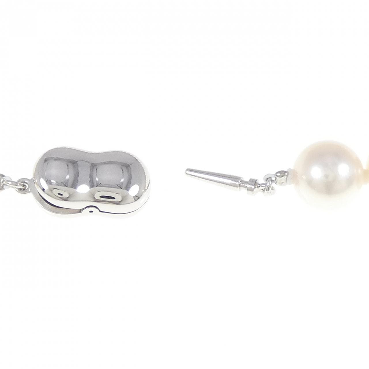 シルバークラスプ アコヤパール ネックレス 8.5-9mm
