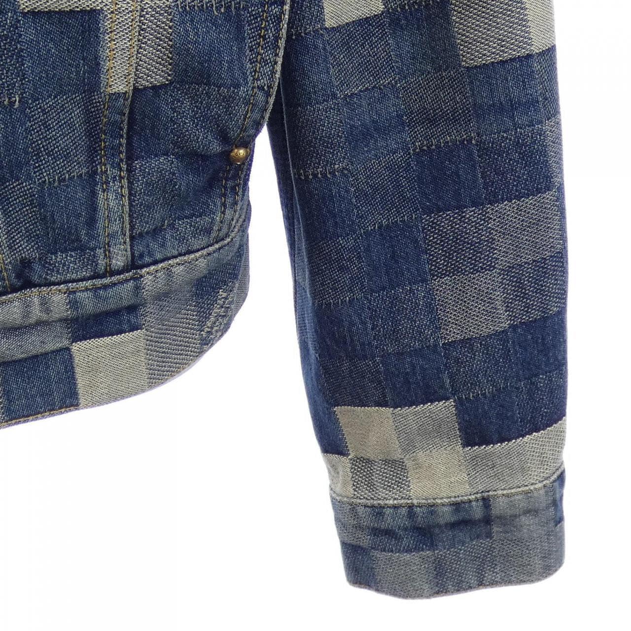 ルイヴィトン LOUIS VUITTON ダミエクラシックデニムジャケット HQA76WGCO デニムジャケット