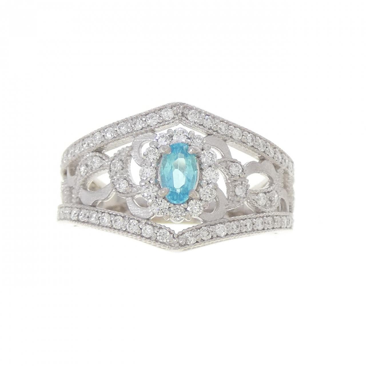 PT900 パライバトルマリン リング 0.22CT