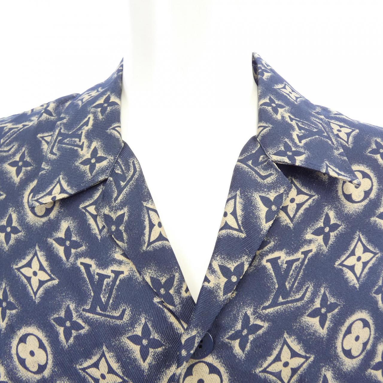 ルイヴィトン LOUIS VUITTON モノグラムシルクショーツショートスリーブシャツ HPS34WZ49 S/Sシャツ