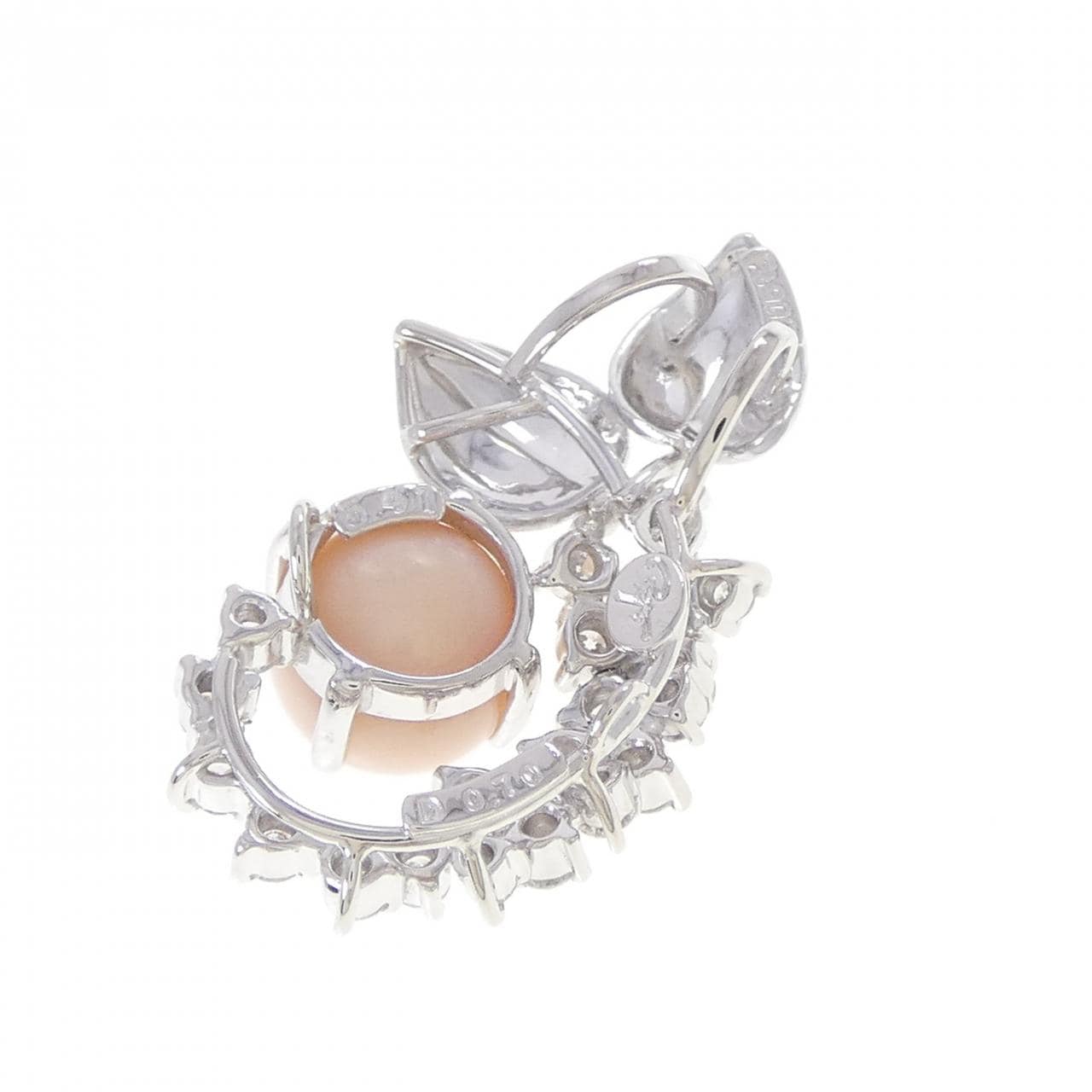 PT900 コンクパール ペンダント 5.41CT