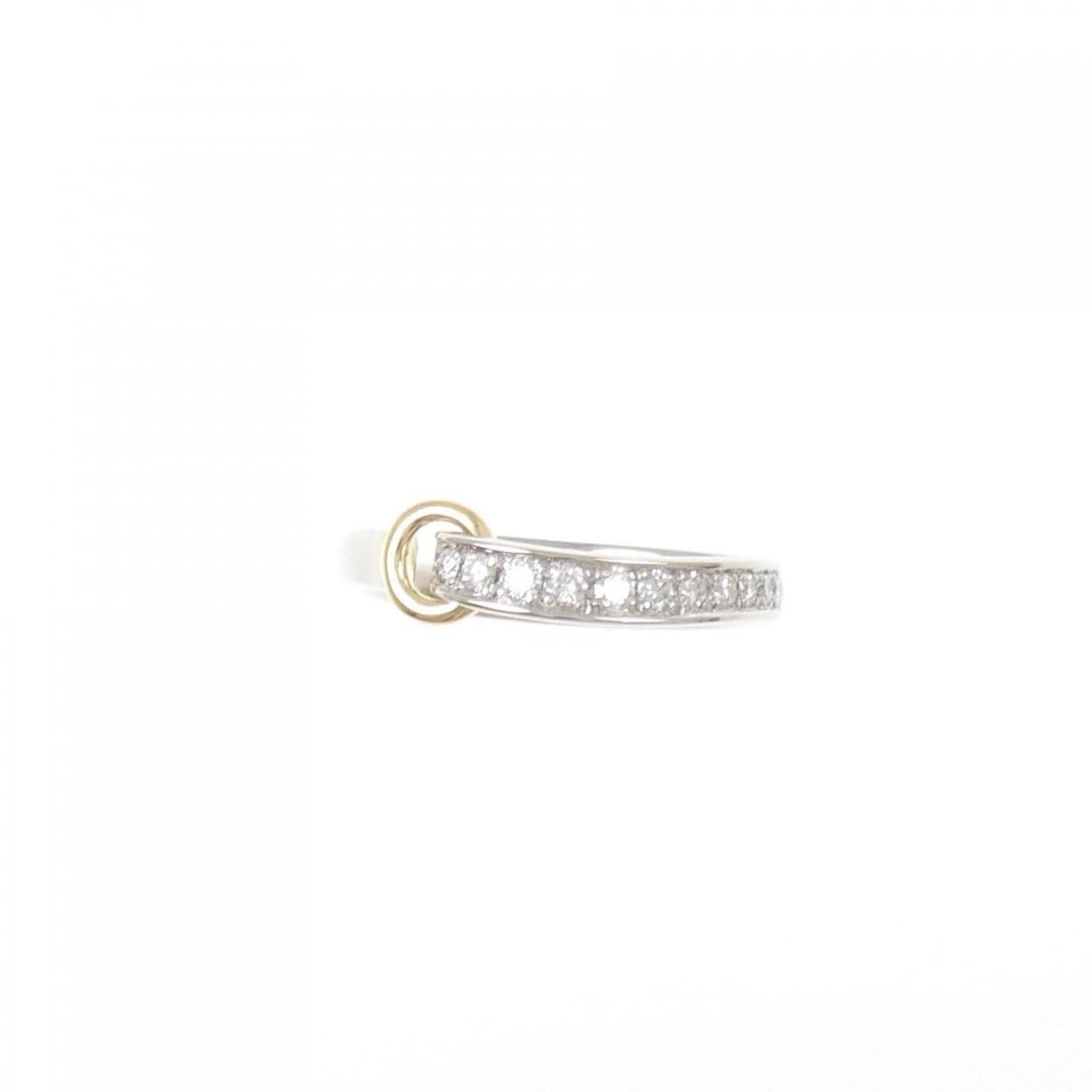 PT900/K18YG ダイヤモンド リング 0.18CT