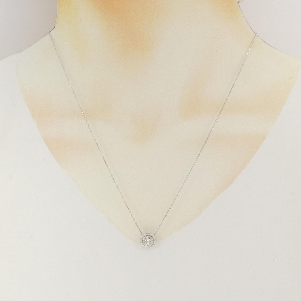 PT950/PT850 ダイヤモンド ネックレス 0.40CT
