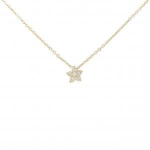 K18YG スター ダイヤモンド ネックレス 0.05CT