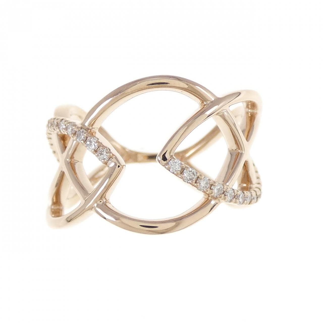 K18PG ダイヤモンド リング 0.26CT