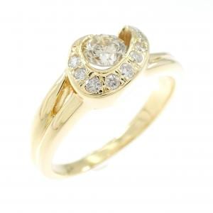K18YG ダイヤモンド リング 0.50CT
