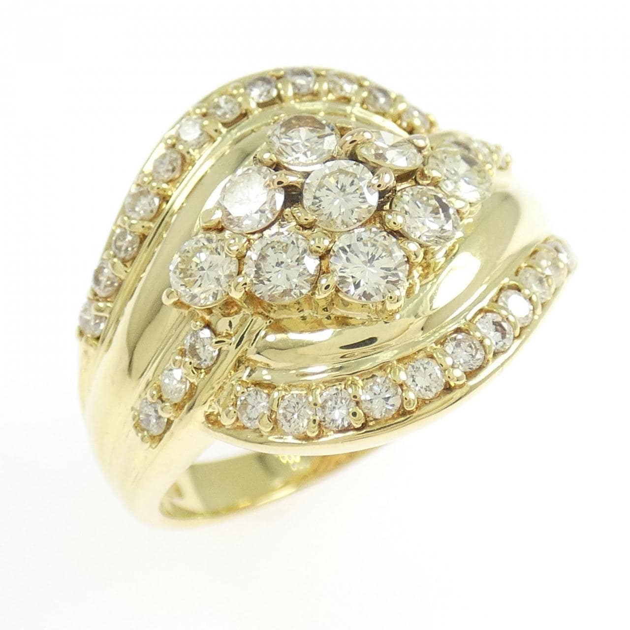 K18YG ダイヤモンド リング 1.00CT