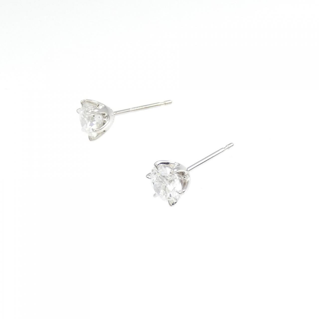 コメ兵｜【新品】PT ダイヤモンド ピアス 0.50CT 0.50CT D SI1 3EXT