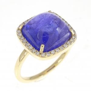 【新品】K18YG タンザナイト リング 5.70CT