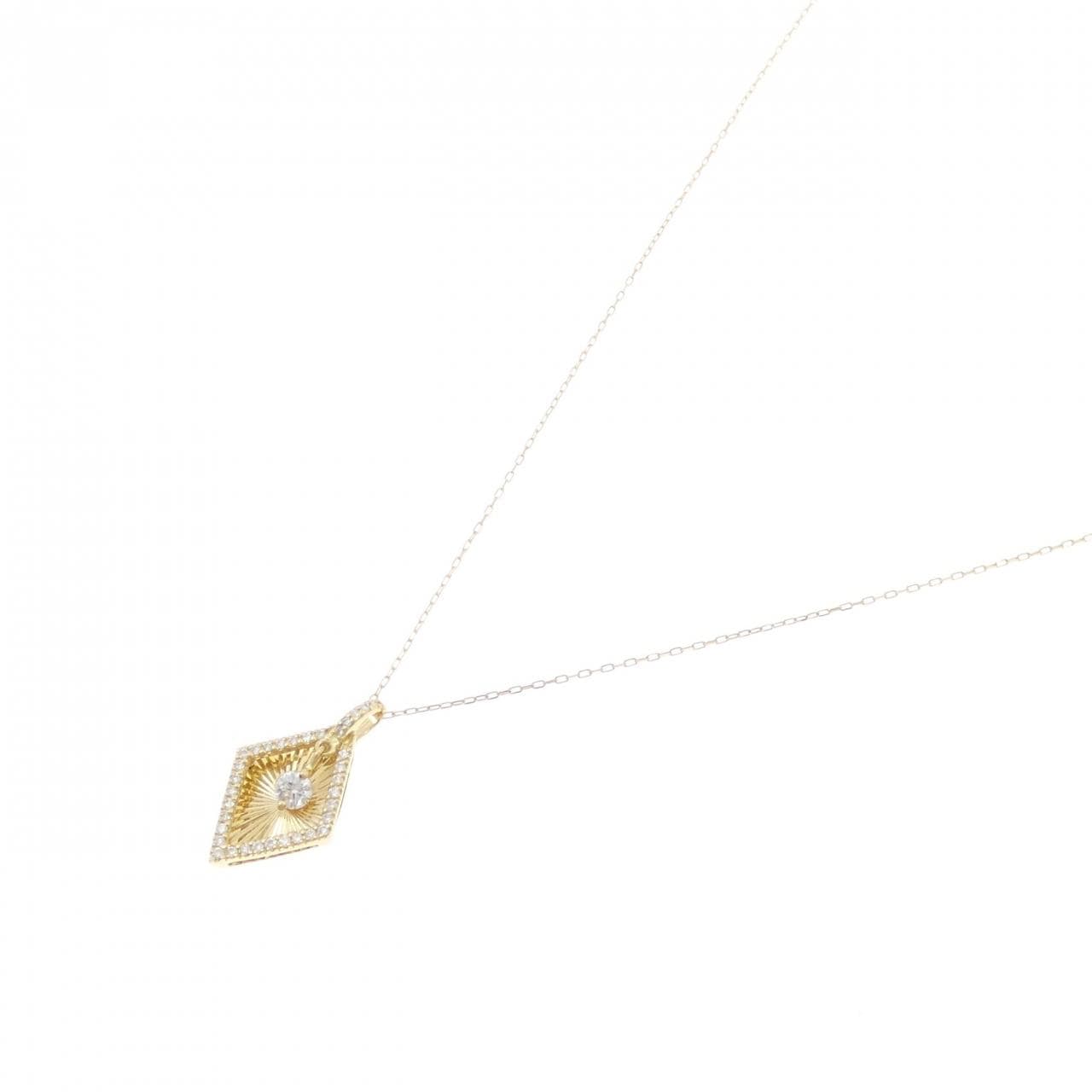 K18YG ダイヤモンド ネックレス 0.40CT
