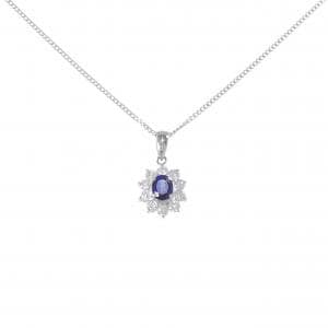 PT/PT850 サファイヤ ネックレス 0.73CT