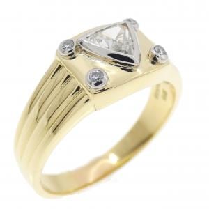 K18YG/PT900 ダイヤモンド リング 0.316CT