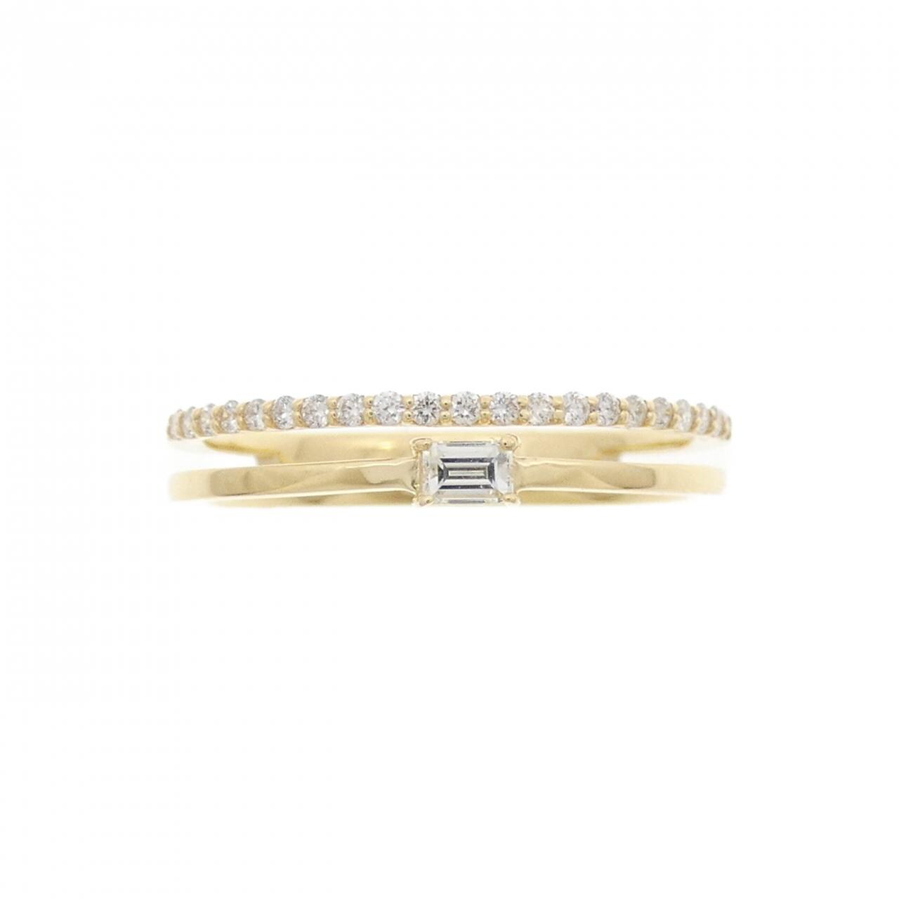 【新品】K18YG ダイヤモンド リング 0.17CT