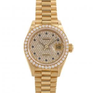 ロレックス デイトジャスト 69138ZS YG 自動巻 9番台