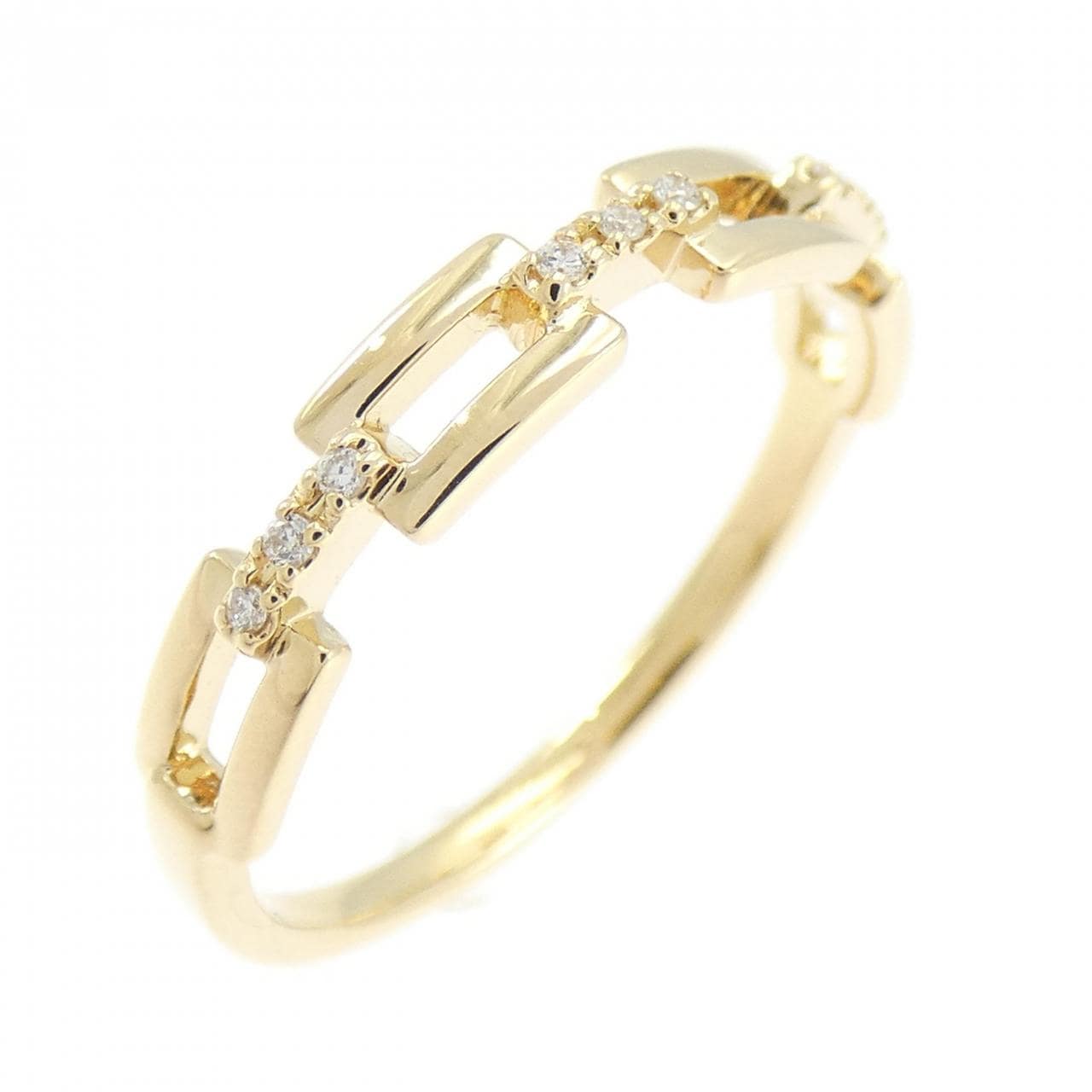 K18YG ダイヤモンド リング