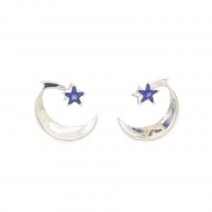 スタージュエリー 合成サファイヤ ピアス