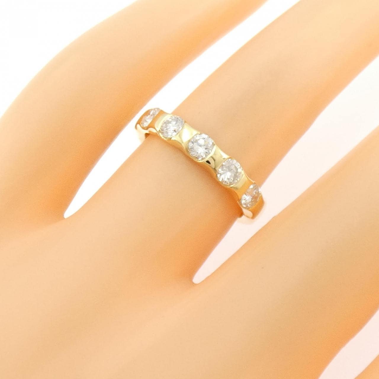 750YG ダイヤモンド リング 0.575CT