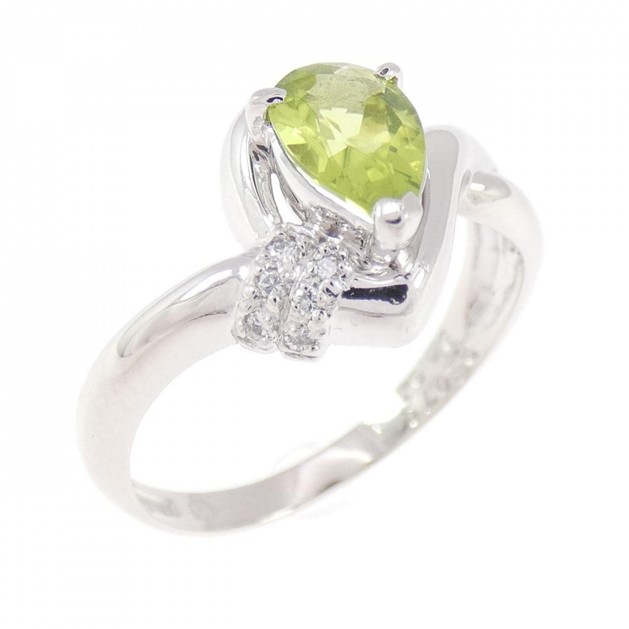 PT900 ペリドット リング 0.70CT