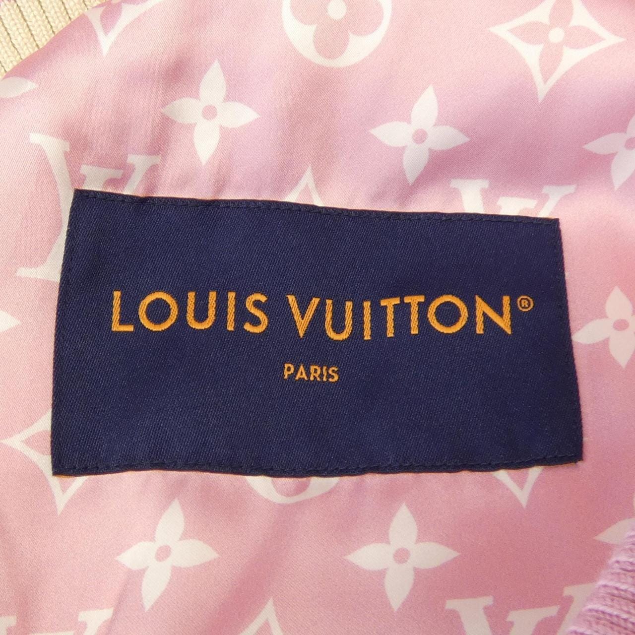 ルイヴィトン LOUIS VUITTON レザー シグネチャー バーシティジャケット HTL64EGIQ ブルゾン