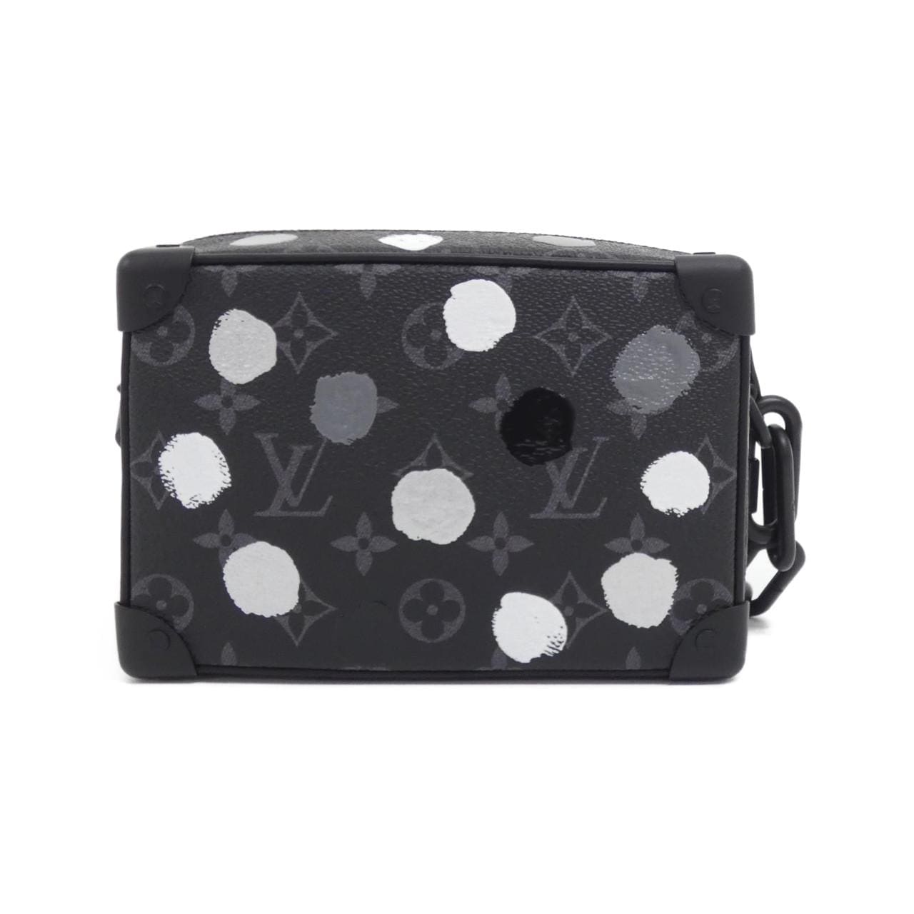LOUIS VUITTON Monogram Eclipse (LV X YK) 迷你 Soft Trunk M81936 肩背包