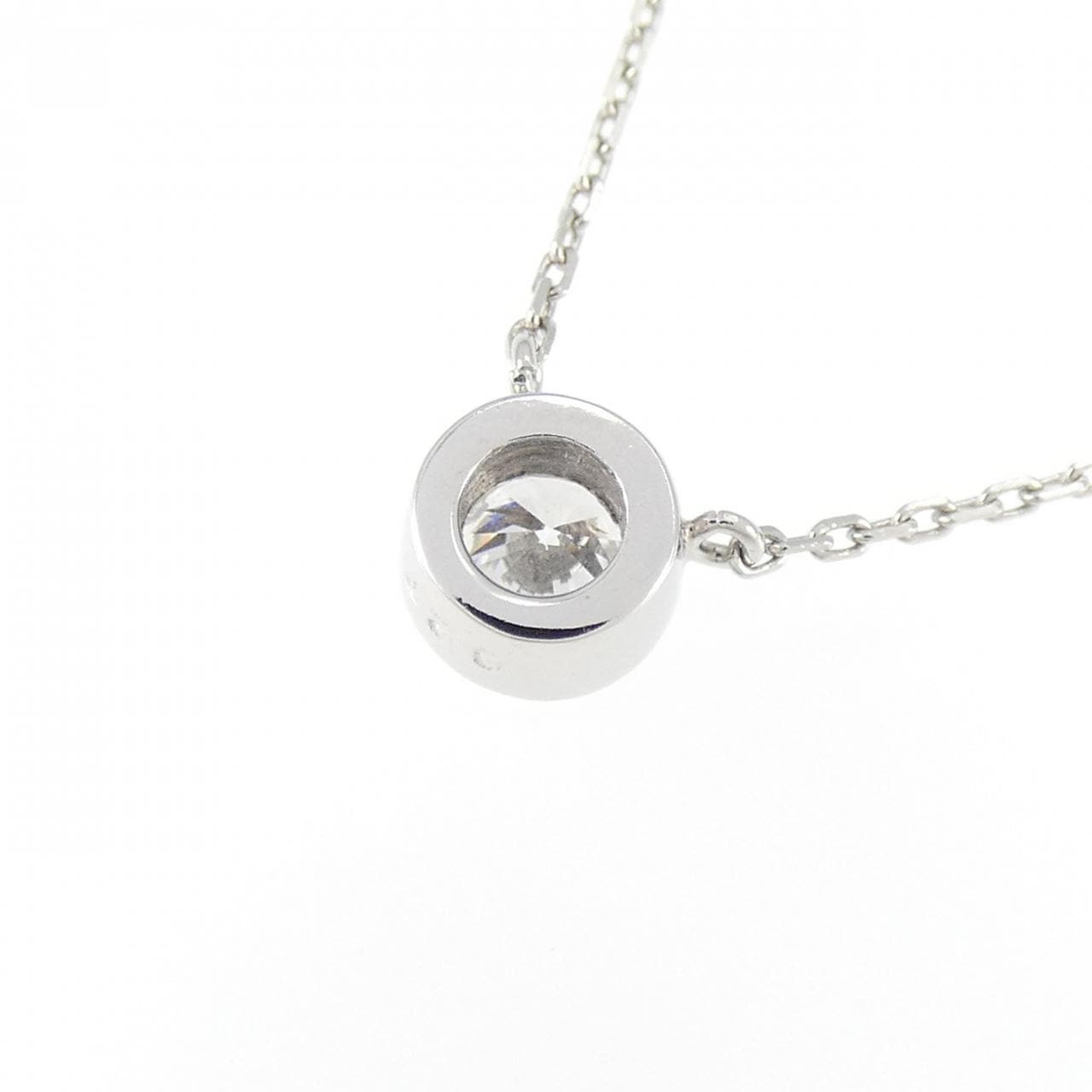 PT ソリティア ダイヤモンド ネックレス 0.27CT