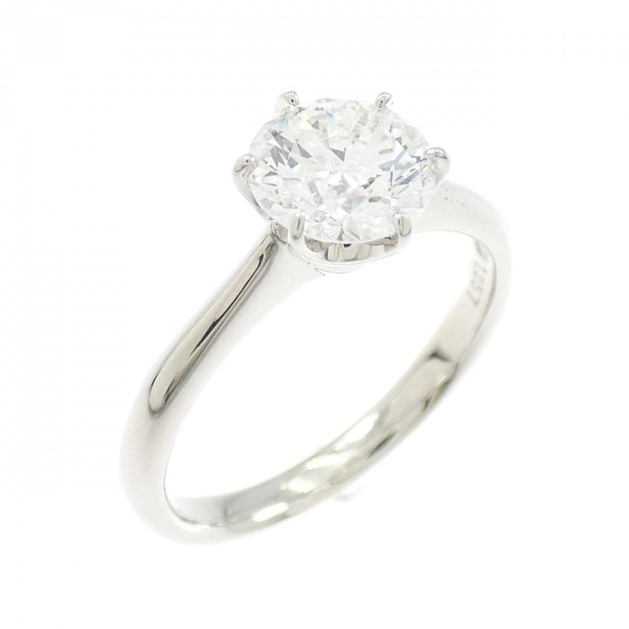 【リメイク】PT900 ダイヤモンド リング 1.057CT D SI1 EXT H&C