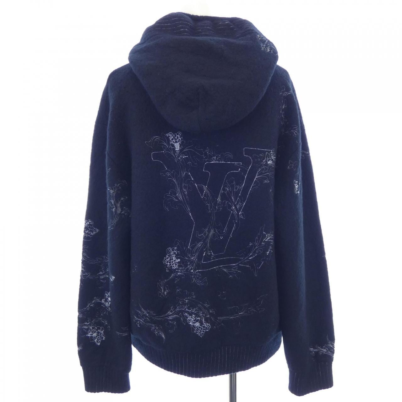 ルイヴィトン LOUIS VUITTON エンブロイダリーLVフラワージップスルーフーディー HJY83WXJB パーカー