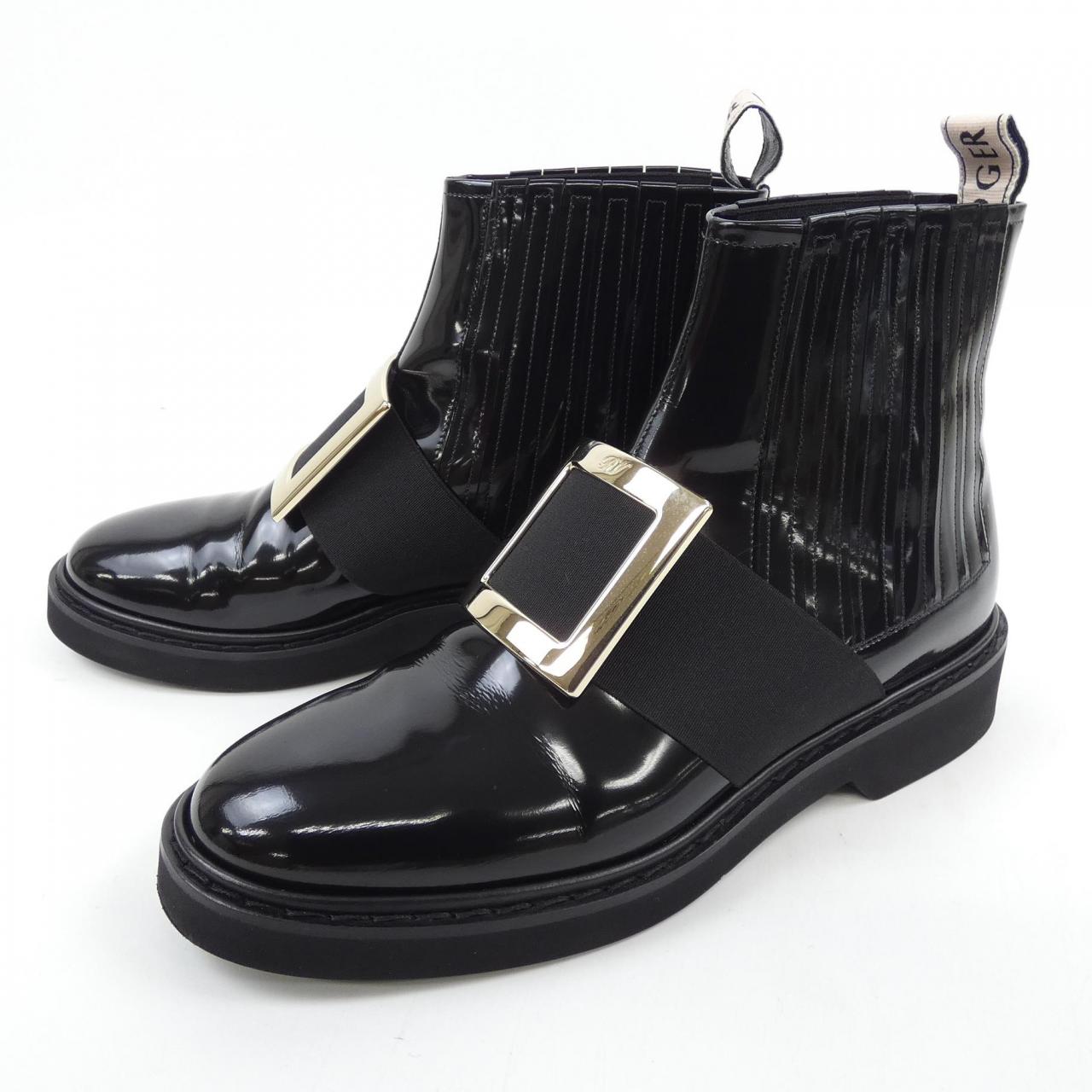 ロジェヴィヴィエ ROGER VIVIER チェルシー ヴィヴ レンジャー メタル ブーツ