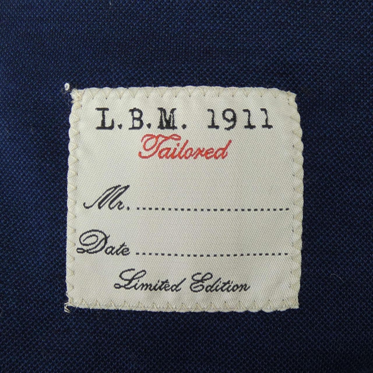 エルビーエム1911 L.B.M 1911 ジャケット