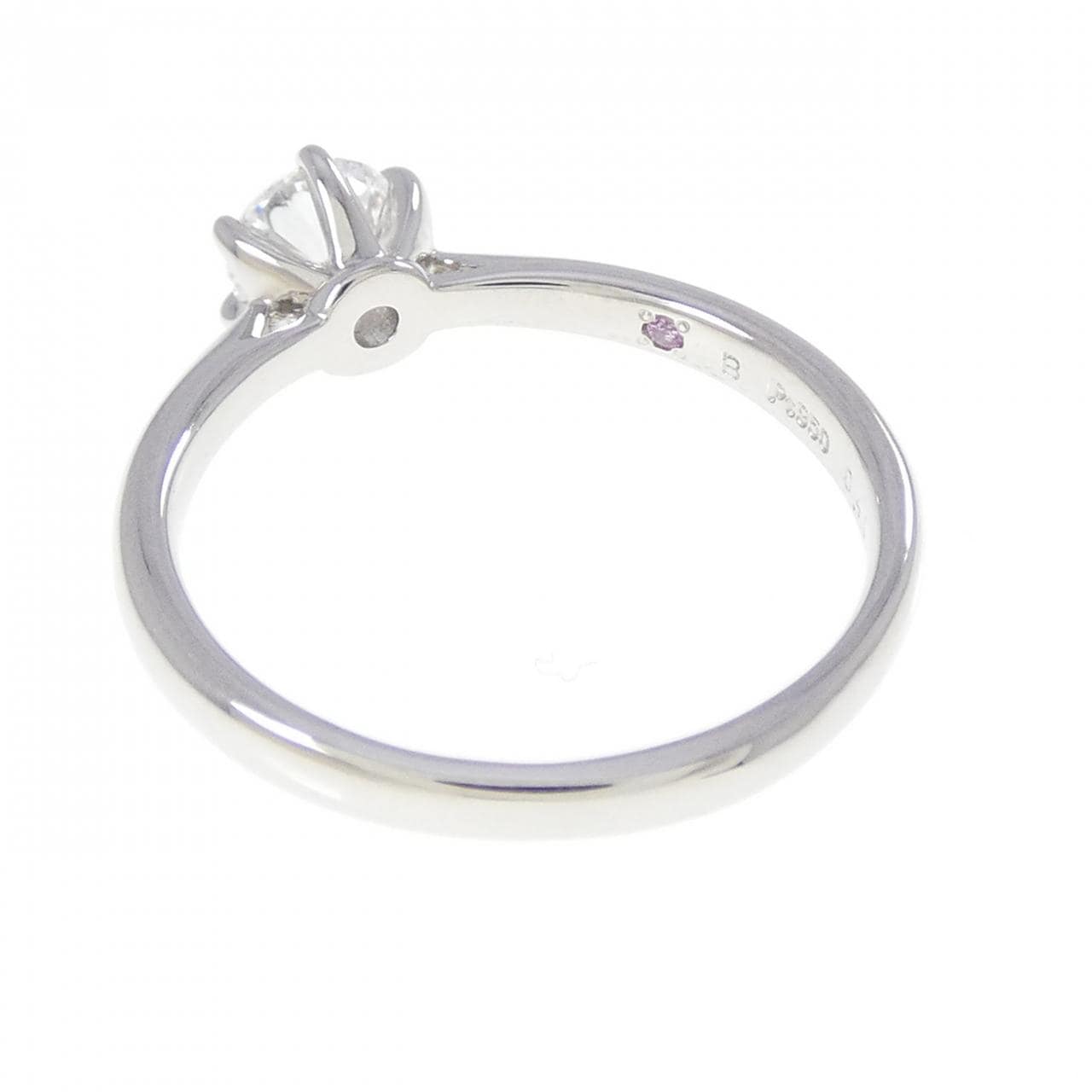 PT950 ダイヤモンド リング 0.46CT D IF 3EXT