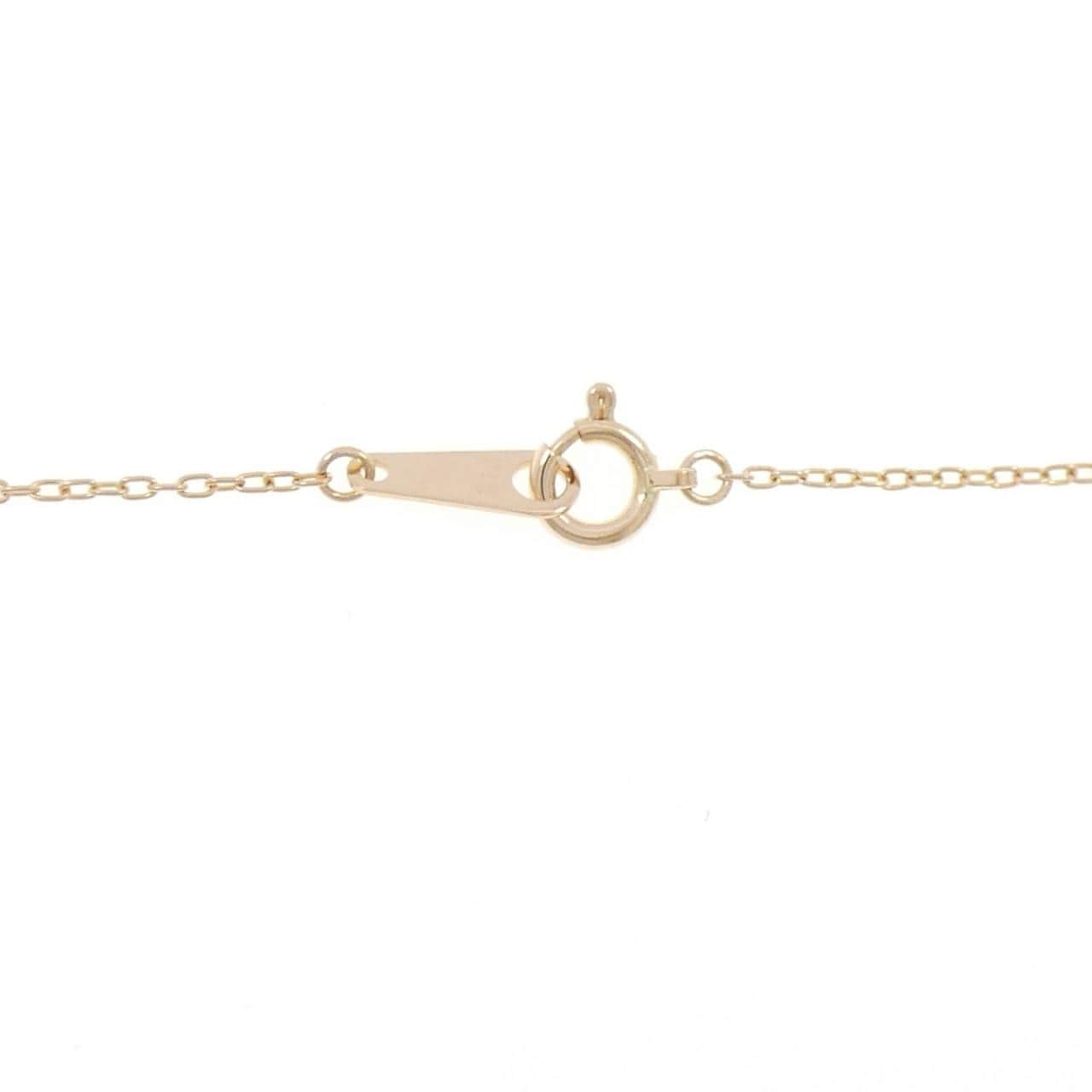 K18PG フラワー トルマリン ネックレス