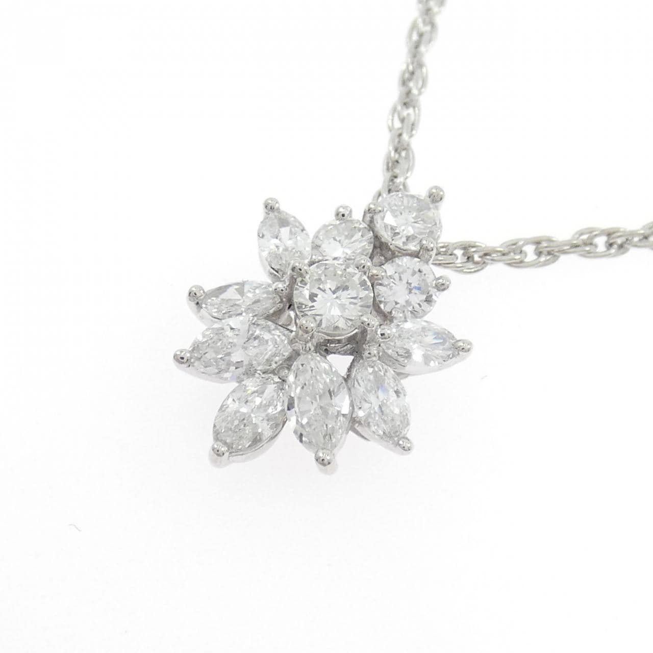 PT900/PT850 ダイヤモンド ネックレス 1.33CT