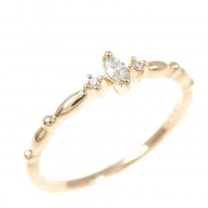 K18PG ダイヤモンド リング 0.03CT