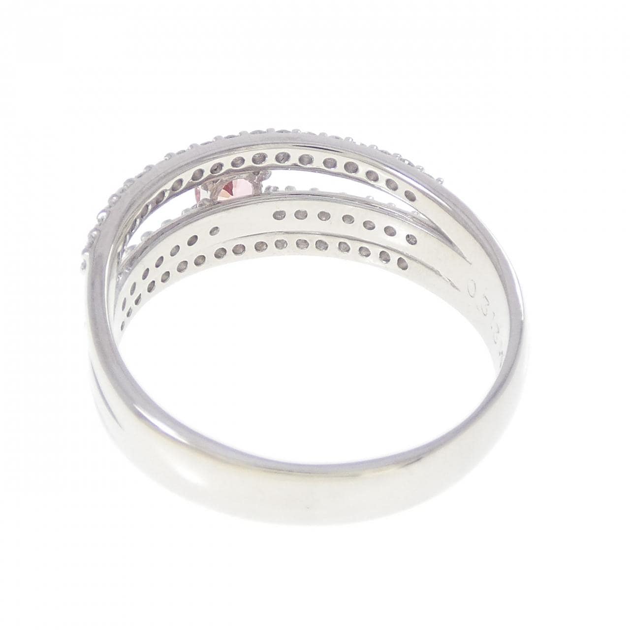 PT900 パパラチアサファイヤ リング 0.313CT