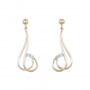 14KYG/14KWG ダイヤモンド ピアス