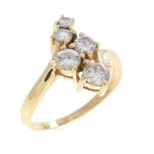 K18YG ダイヤモンド リング 0.50CT