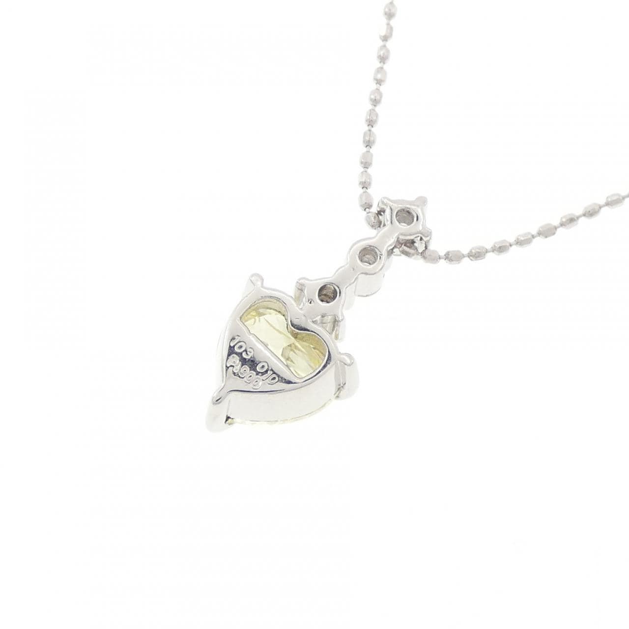 PT900/750WG ダイヤモンド ネックレス 1.03CT