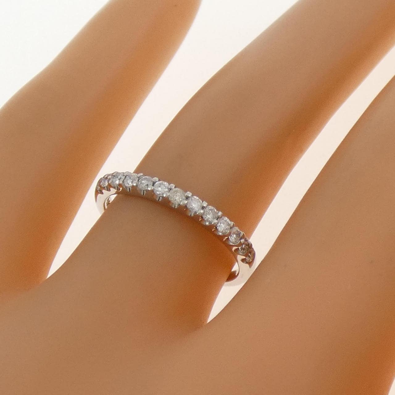 PT900 ハーフエタニティ ダイヤモンド リング 0.23CT