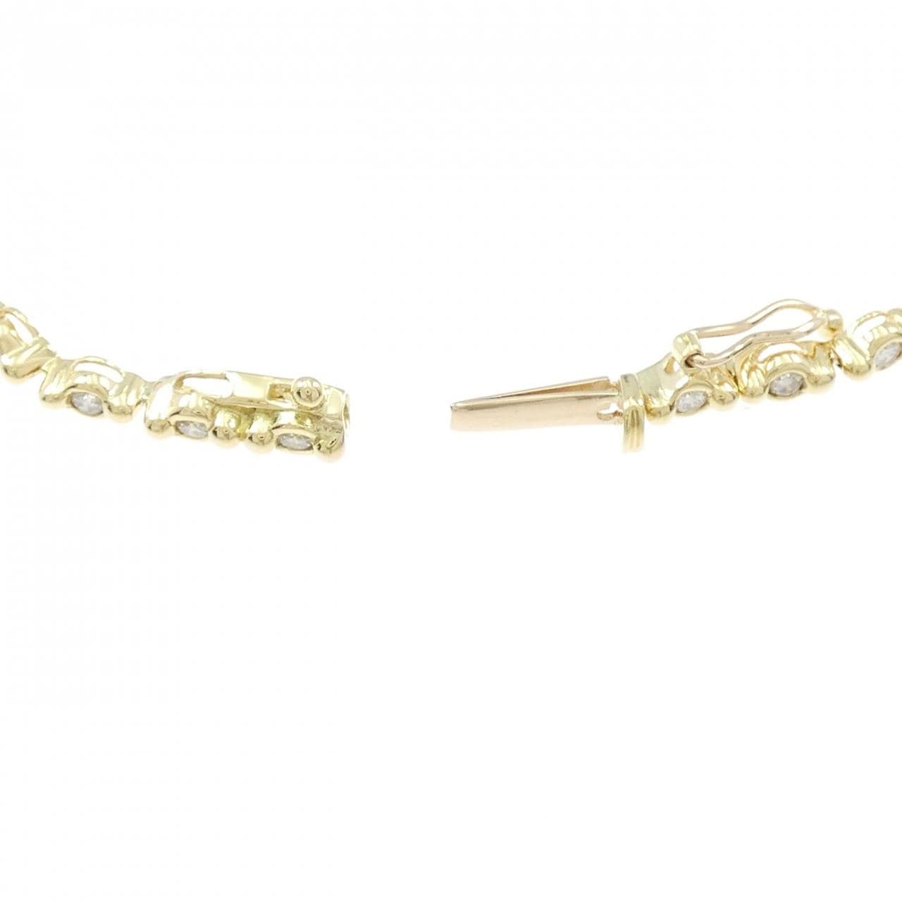 K18YG ダイヤモンド ブレスレット 1.00CT