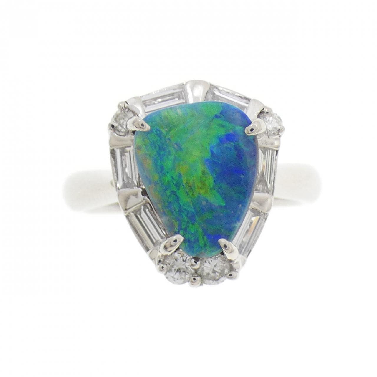 PT900 ボルダーオパール リング 1.26CT