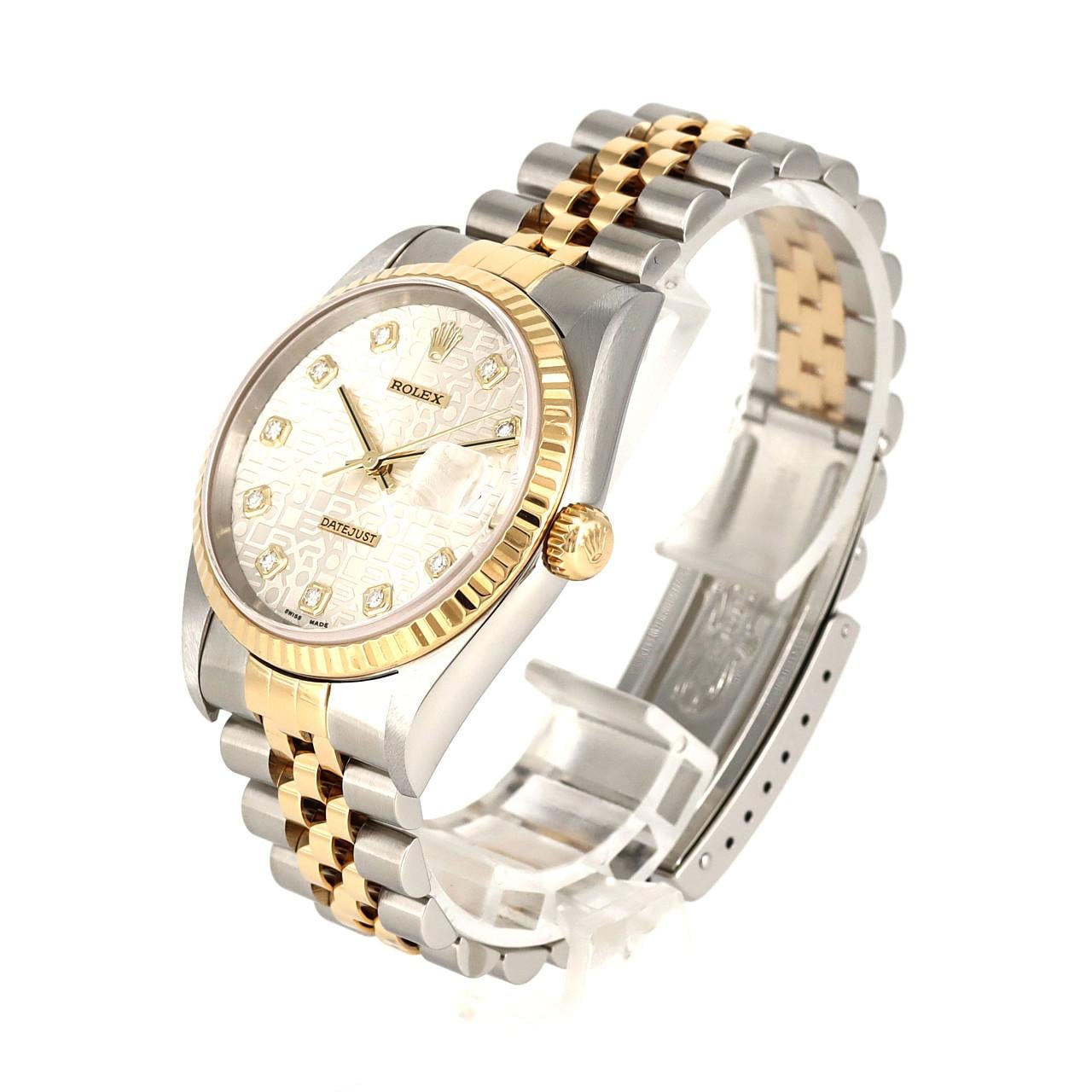 ROLEX Datejust 16233G SSxYG Automatic P number