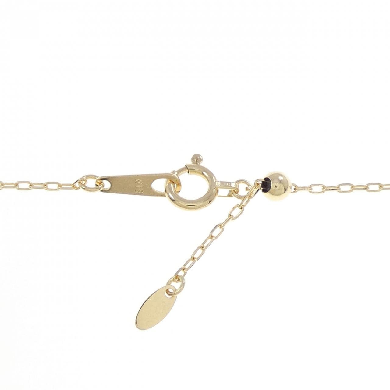 K18YG ソリティア ダイヤモンド ネックレス 0.205CT
