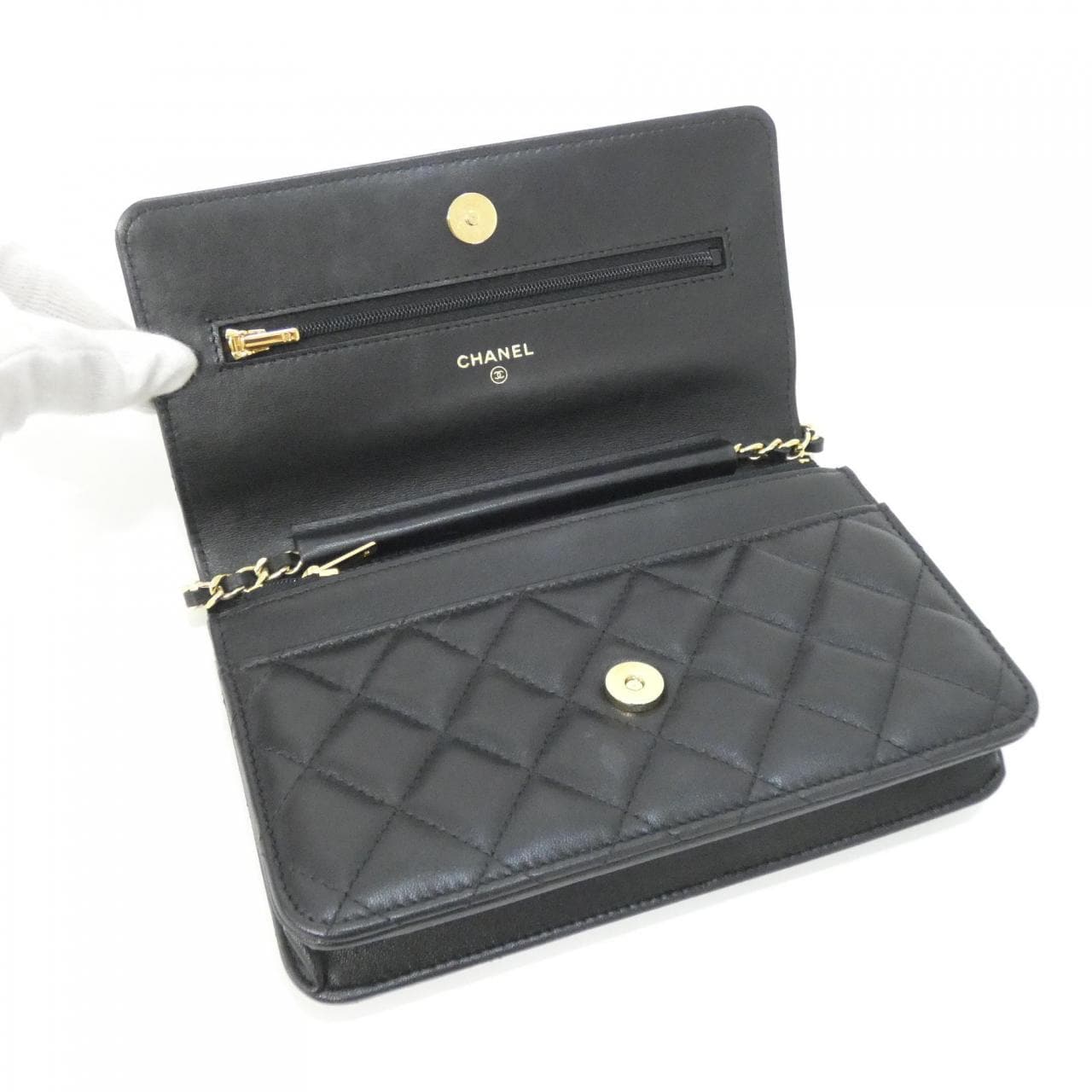 シャネル タイムレスクラシック ライン AP0250 チェーンウォレット