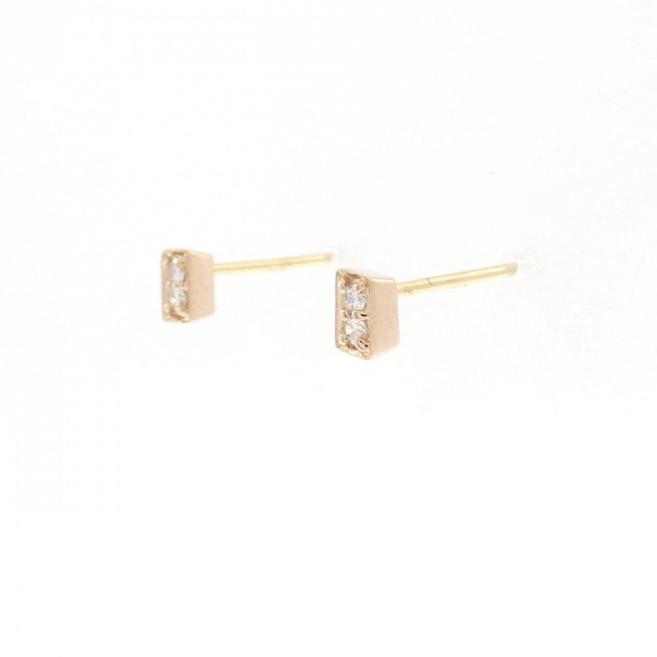 K18PG/K18YG ダイヤモンド ピアス