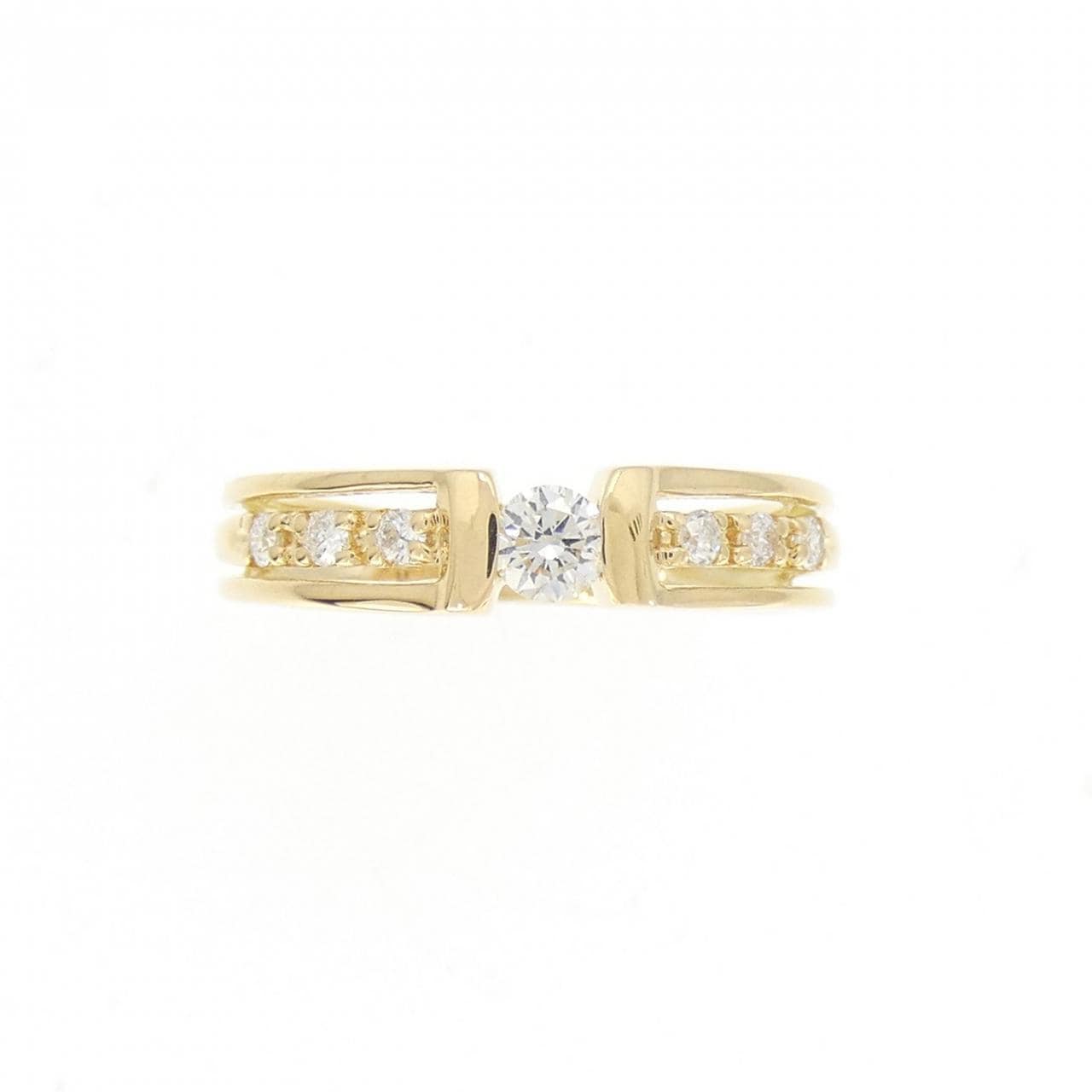 K18YG ダイヤモンド リング 0.20CT